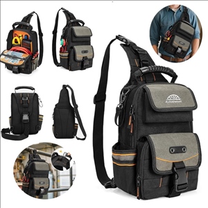 20L Zippered Tool Organizer Electrician Tool Pouch Bag
